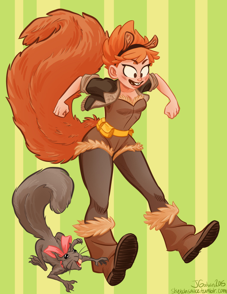 grimphantom:  Yet another way i like to see squirrel girl to be drawn.  &lt;3