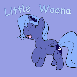 vixyhoovesmod:  figure ill put this semi old piece of poo here,  was from a blog i lost intrest in fast XD  Aww ;w; All the filly Lunas are teh cyuutes &lt;3