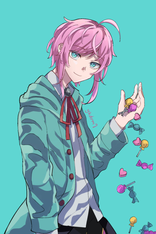 at first i thought ramuda was cute but after the drama track i love him even more……in 