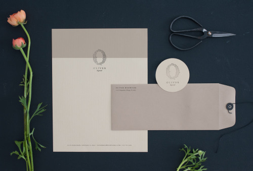 The McQuades created a perfect identity for a high-end floral studio in Chicago, IL