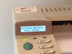 redditfront:  A Printer Error at Work