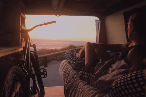 van-life: Model: 1986 Chevy converted campervan Location: Big Sur, October 2014