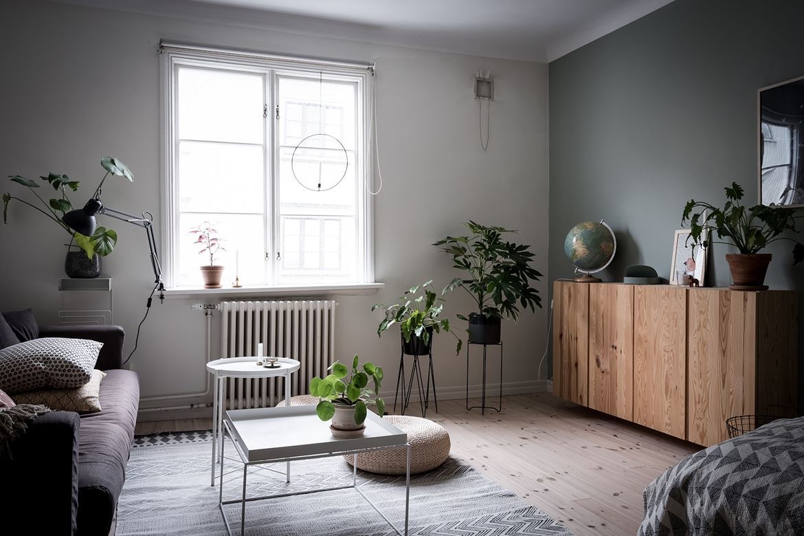 gravityhome:  Scandinavian studio apartment  Follow Gravity Home: Instagram - Pinterest