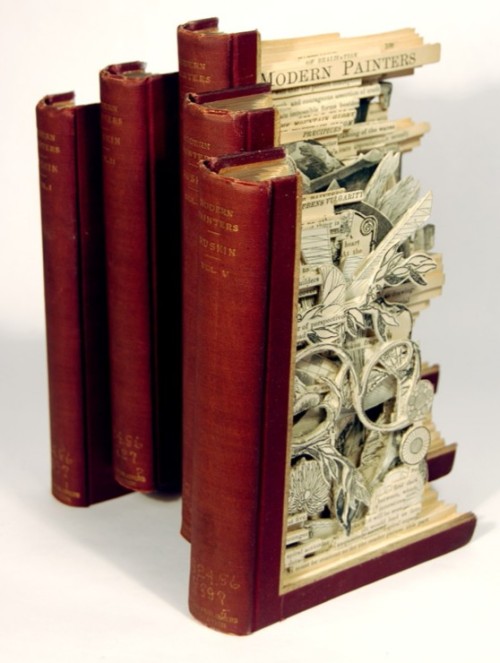 crossconnectmag: Book Art Carvings by Brian Dettmer Brian Dettmer born 1974, Naperville, I