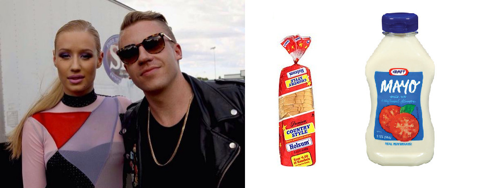 poussbae:  Steal Their Look: Iggy Azalea and Macklemore  Holsum Country-Style White