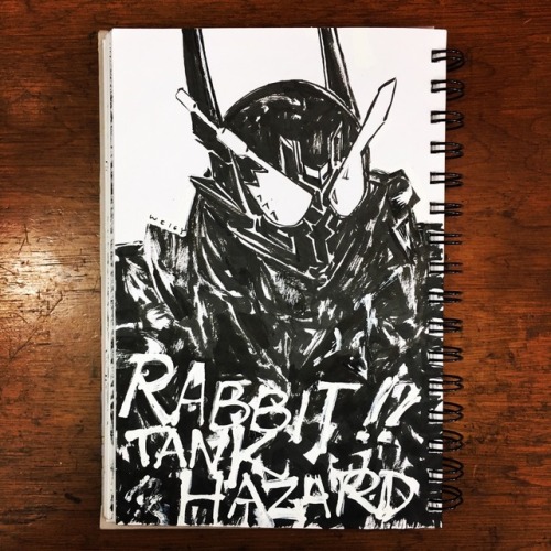 “Rabbit Tank Hazard!!!” - Sleek, black and lethal, now that’s a form upgrade.