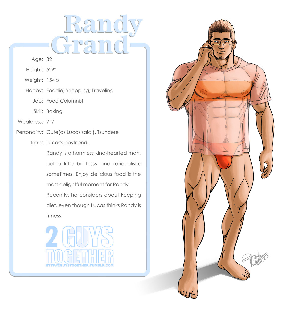 2guystogether:Character Design of “2 Guys Together” www