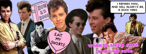 i got my brother obsessed with duckie after forcing him to watch pretty in pink whoops