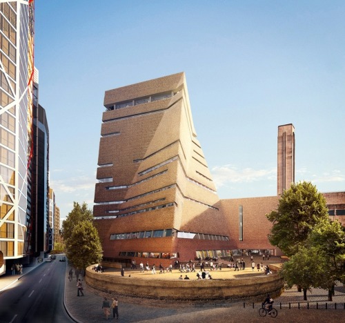 Tate Modern expansion designed by Hayes Davidson and Herzog & de Meuron