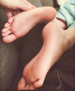 Feetplease:  She Loves To Tease Me With Her Beautiful Feet…