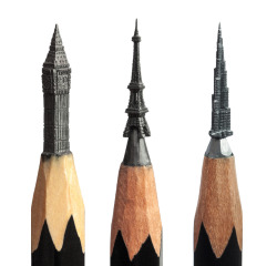 asylum-art-2:  Salavat Fidai Carves Miniature Artworks Onto the Tips of Pencils Facebook/  Instagram /  Behance/ EtsyWith a steady hand and eye for detail, artist Salavat Fidai  carves miniature artworks onto the tips of lead pencils. Fidai, who  hails