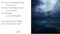writtenly:  January 19th 2014 more cajm here 