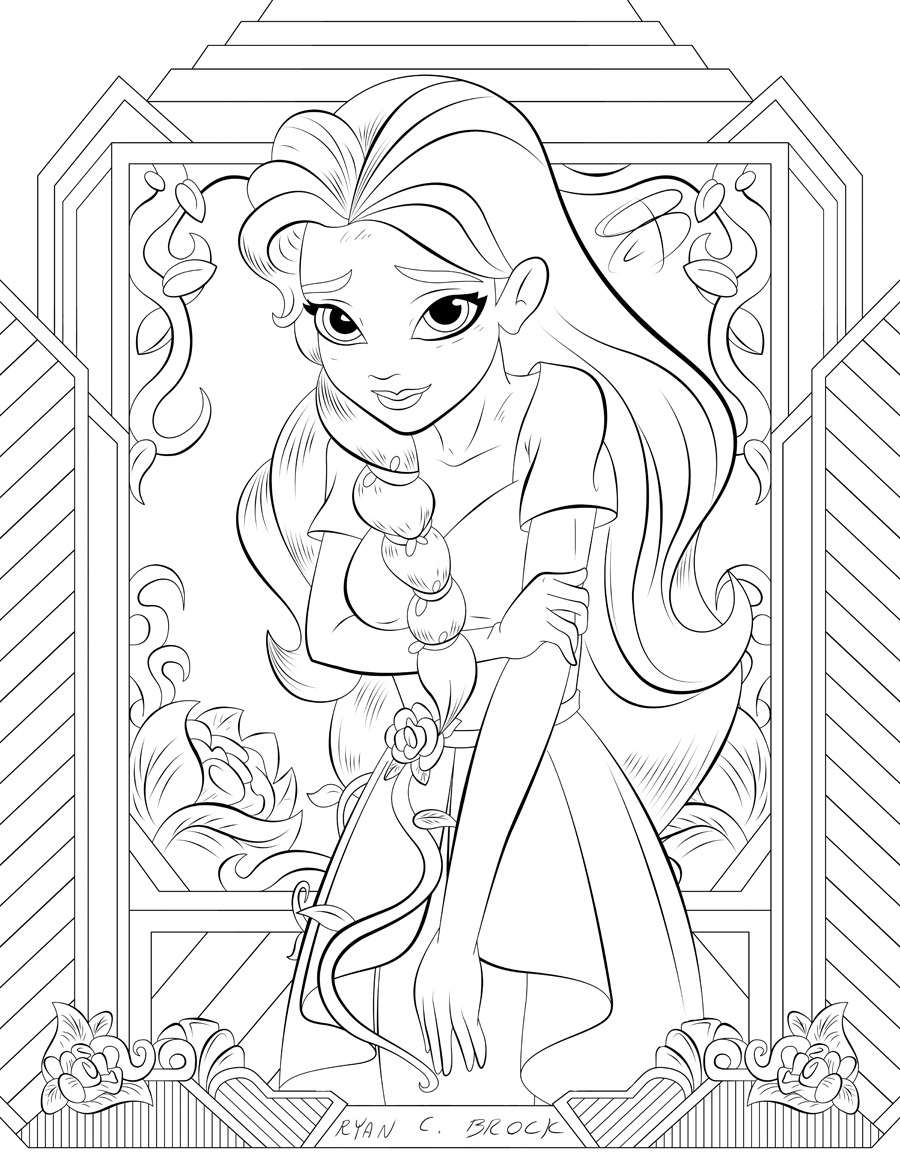 Lonely Artist — RCBrock Here I made a new coloring page for you...