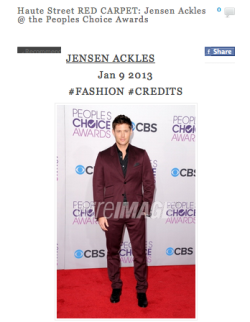 hautestreet:  Haute Street RED CARPET: Actor, JENSEN