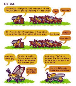 birdandmoon:  Bee Club!Thanks to Gwen Pearson