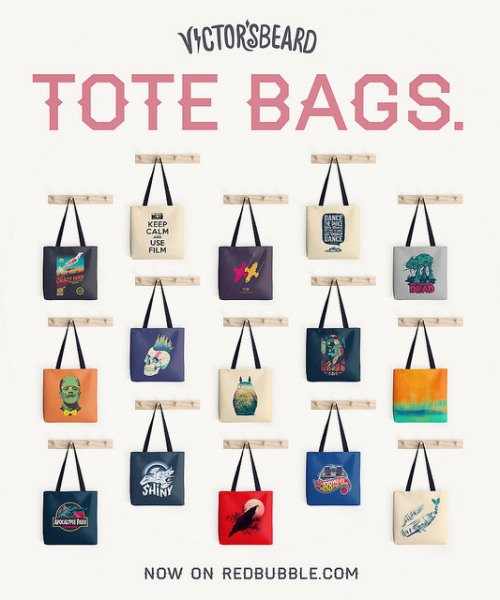 Tote Bag collection on Redbubble is finally up to date! :)