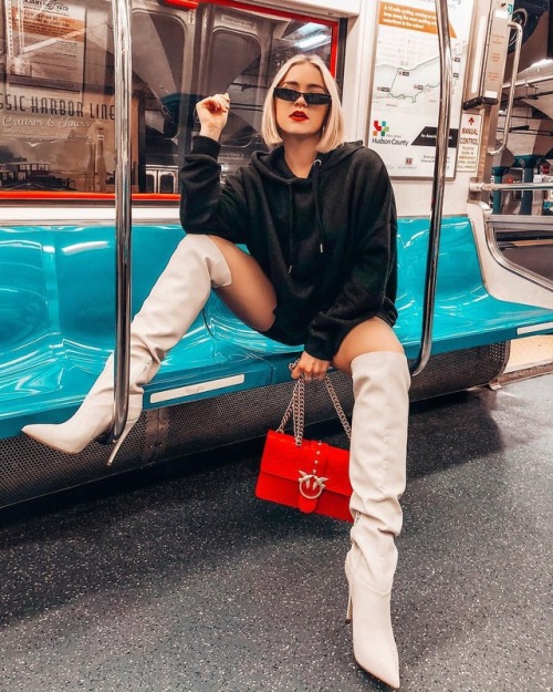 Keri Fay on Instagram in Guess boots 