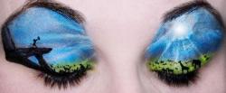 kendall-hss:  Disney Movies eye makeup 1.