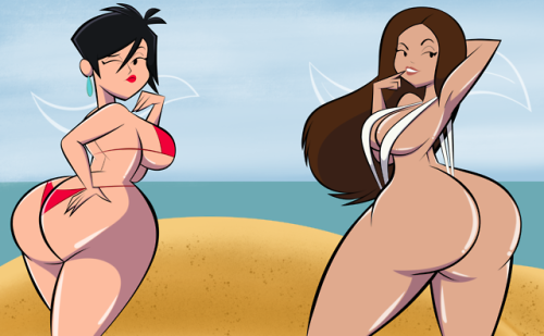 ck-blogs-stuff:  Sexy Beach: Neena and Rebecca! by CK-Draws-Stuff  PATREON So recently I’ve been on a Johnny Bravo kick and I’ve com accrossed some serious overlooked hot babes on the show, so I’ve decided to take it upon myself draw some. And what