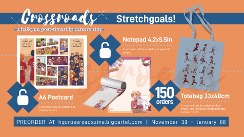 We unlocked our  ✘ ↬ SECOND STRETCHGOAL ↫ ✘ ✨An notepad will be added to ALL PHYSICAL ORDERS!!Our ne