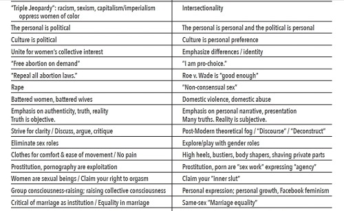 celtyradfem: bloodismadeofoceanwaves: exgynocraticgrrl: Differences in politics &amp; terminolog