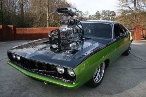 americanmusclepower - 1971 Supercharged Plymouth Hemi Cuda