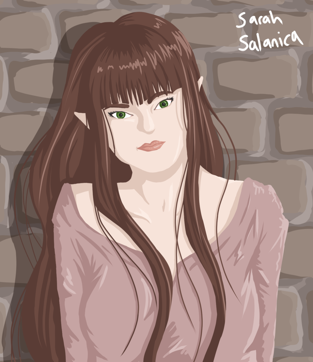 sfw-sarahsalanica:  Did some colour experimenting at weird o’clock in the morning