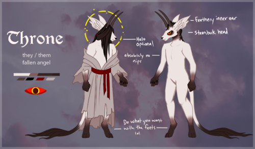 updated Throne’s ref~Do not tag for kin or your OCs