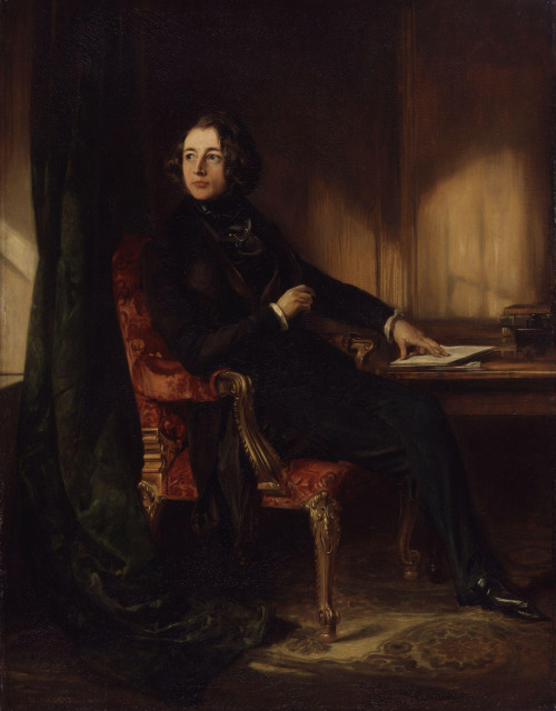 moonlitfey:Charles Dickens (1839)Daniel Maclise (1806 - 1870)