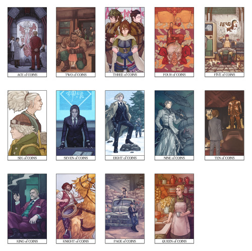 crimson-sun:So, the FFVII full tarot deck sold out twice before I had a chance to advertise, but the
