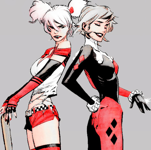 sailoruranus: @Sean_G_Murphy: BIG REVEAL: the Harley(s) variant for White Knight #3. Colors by @MDHo