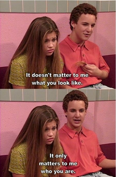 bigtimerusharemyangels:  So here’s to Cory Matthews. The one who ruined our realistic expectations in men forever and ever amen 