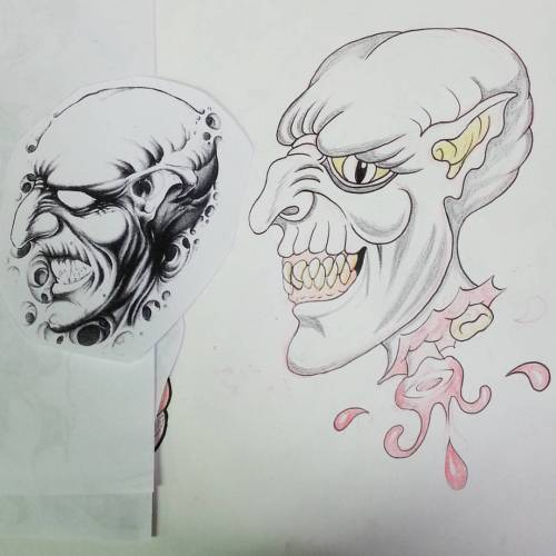 Sex Working on some goblin flash. #ink #tattooflash pictures