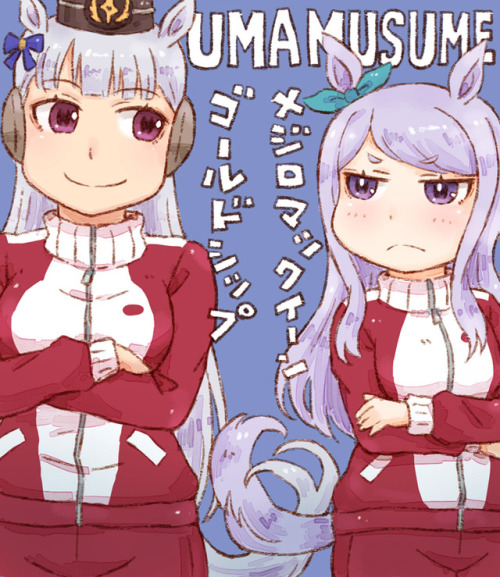 「ゴルシとマックイーン」/「タカギヒデアキ」のイラスト [pixiv]