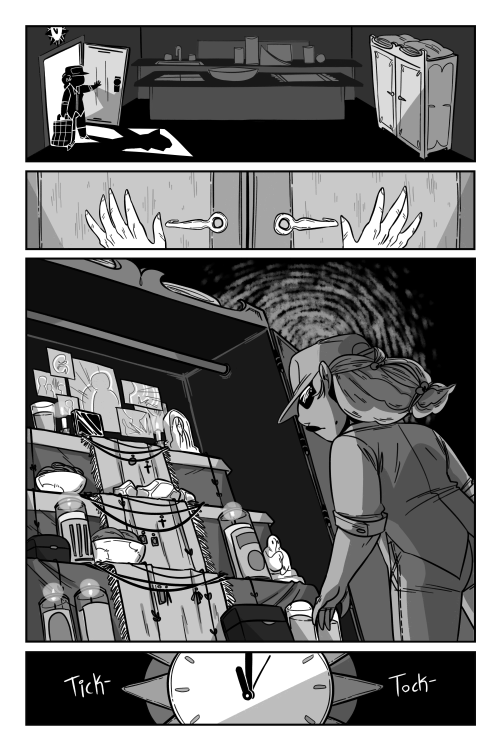  Here is my comic for the @powerandmagic anthology!! enjoy my semi silent story about a young appren