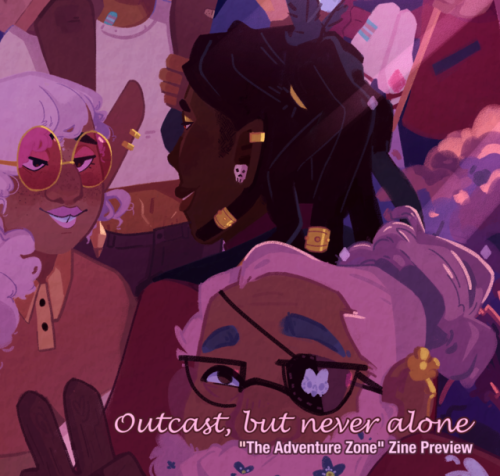 champaints:Heya fellas this is my preview for the @neveralonezine! follow the blog for more updates/