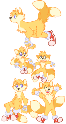 an-actual-artist:Oh Shit Oh Fuck it’s Tails 