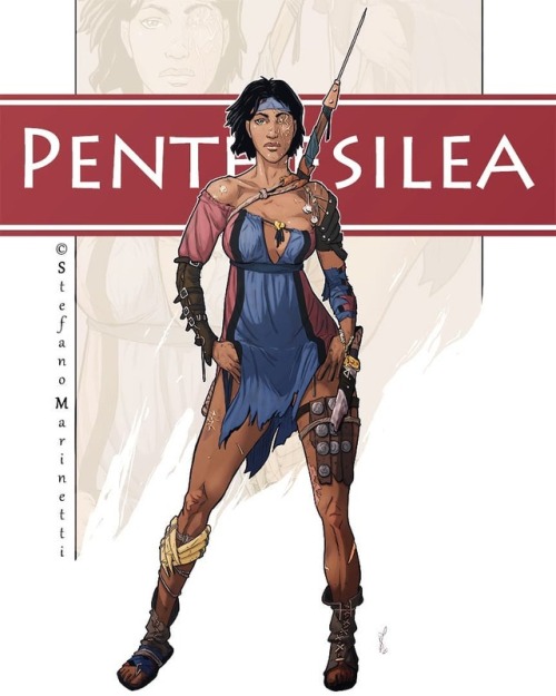 My INSTAGRAM: @stefanomarinetti.art Full-body version of Penthesilea, one of my original characters