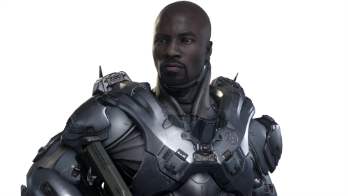 blkbugatti:  gaymerwitttattitude:  Halo 5: Guardians - Spartan Locke Spartan Locke played by actor (Mike Colter) Is one Gorgeous looking Man. This is Melanin God and Chocolate at it’s Finest.   My Man 