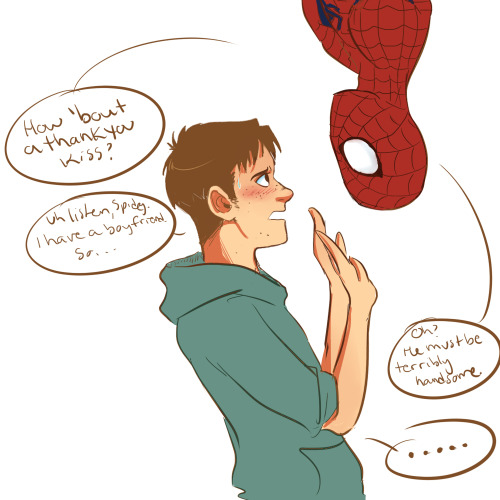 bimmykimmy:  jeanmarco spider-man au needs to be more of a THINGG 