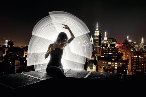 Light-painting in NYC - Eric Paré