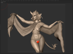 floreum: I forgot to upload this WIP here. I’ll resume work on it soon after I finish this Queen Boo sculpt. I got many things I need to come back to but I’m trying to keep my gears moving. I don’t really upload nudity to this account but I consider