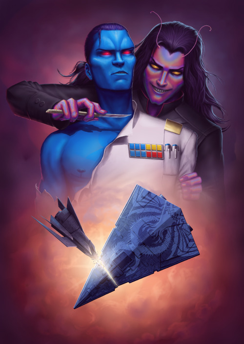 it is finally time to share our thrawnzine pieces! here’s mine, featuring thrawn, and of course, the