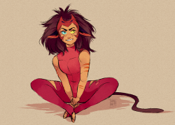 tamyarts:  Here’s Catra as an apology for