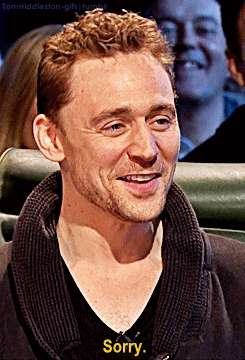 lokisarmy1964:  coporolight:  tomhiddleston-gifs:   Thomas Sorry William Hiddleston