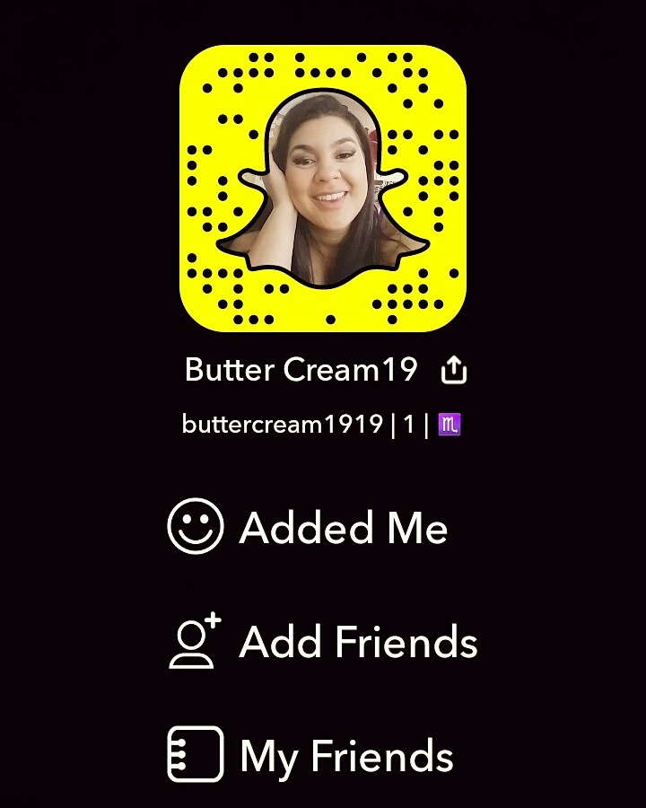 buttercream19:  OK!!!! y'all have been asking and asking for me to make a snap for