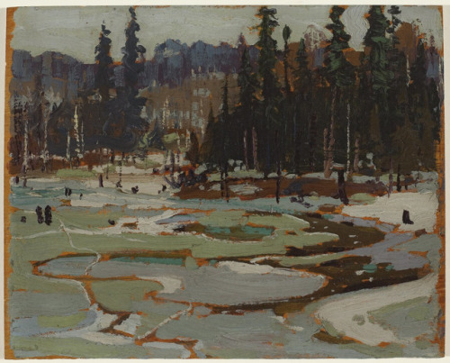 Tom Thomson, Portage, Ragged Lake, 1917 (source).
