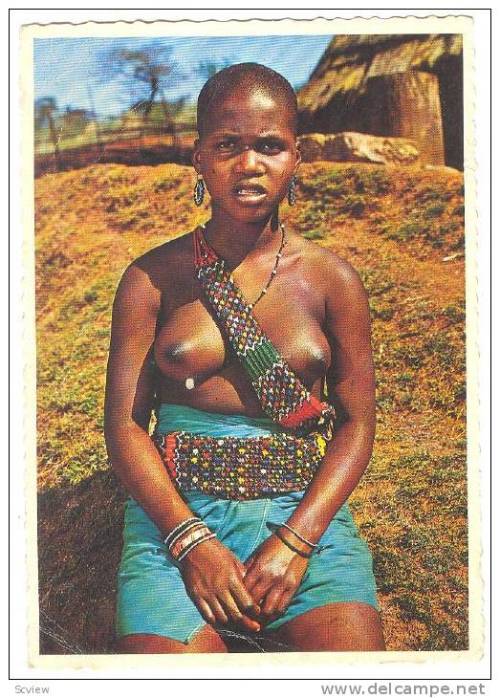 Porn Pics South African Zulu woman, via Delcampe.