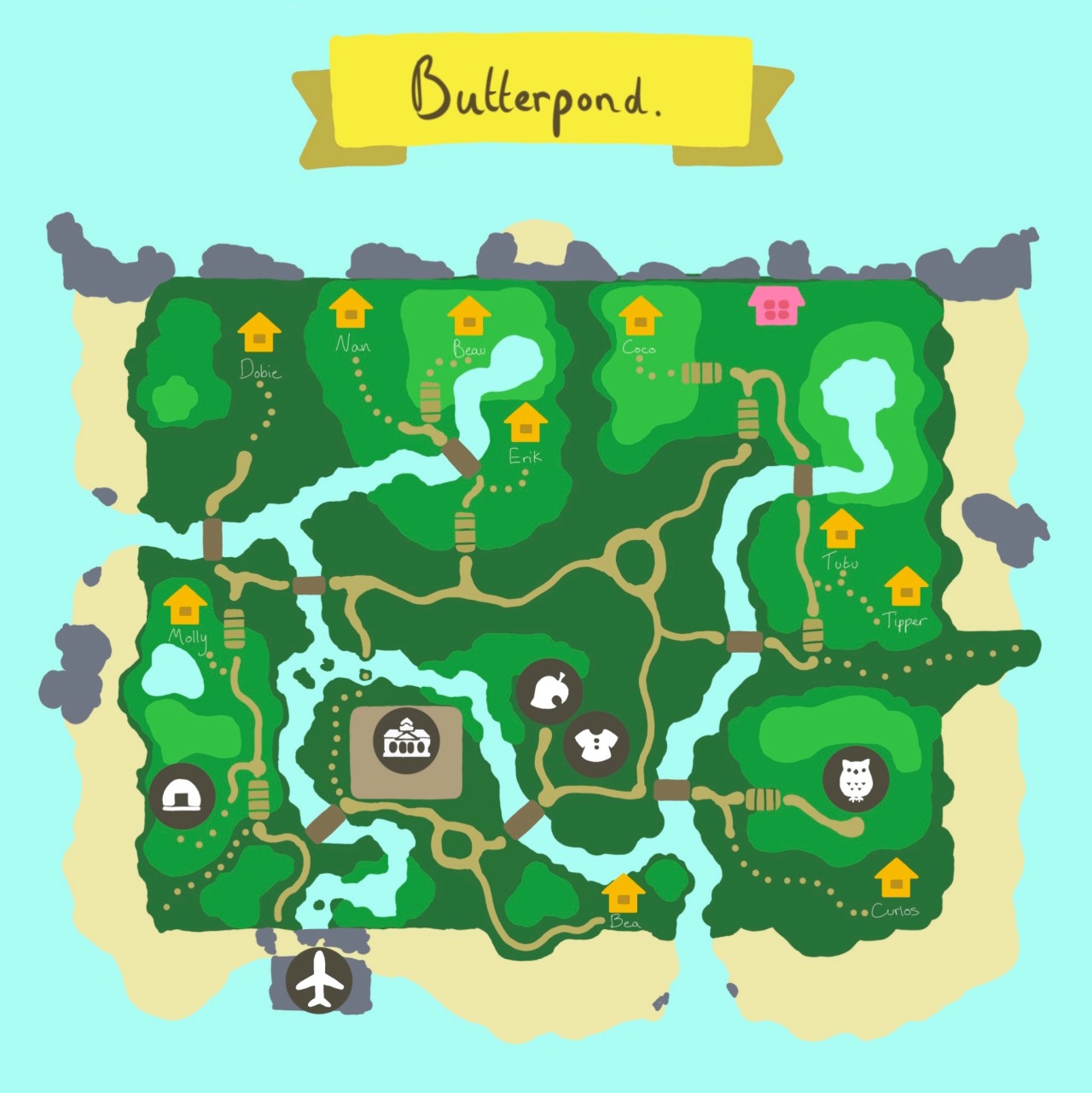 Butterpond — I think I've finally decided on my island layout...