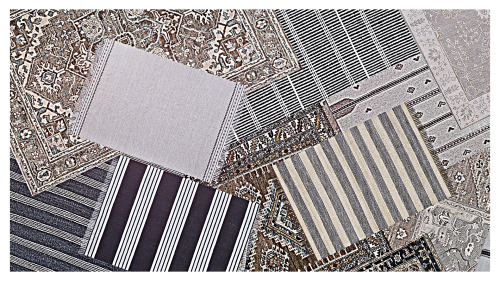 McGee&Co Collection | Part 2 | Rugs- 4 Variations : Fringed, Patterns, Stripes + Rolled version-